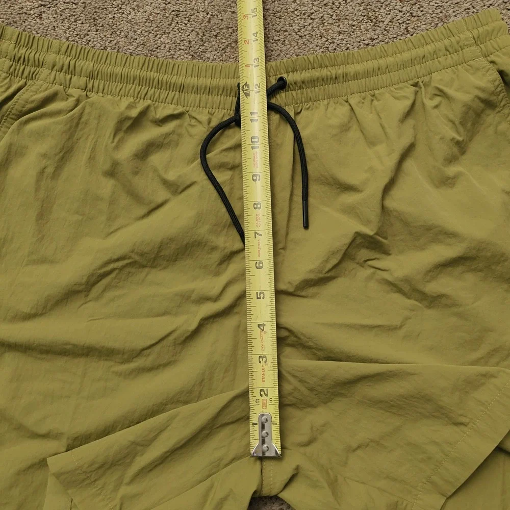 Everlane ReNew‎ Swim Short Mens XL Olive Green Recycled Nylon 7 Inch Inseam
